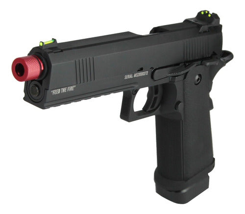 Pistola De Airsoft Tag Black Evil Hi Capa 5.1 Semiautomático