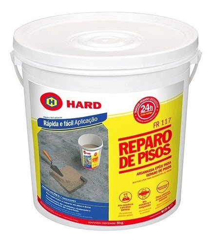 Kit 3x Unidades Argamassa Epóxi Fr 117 Reparo Pisos Hard 8kg