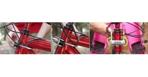 Suporte Adaptador Bicicleta P/Fixacao Cadeirinha Diant Kalf