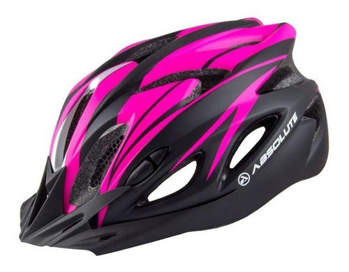 Capacete Ciclismo Absolute Nero Com Pisca Led Bike Mtb Speed