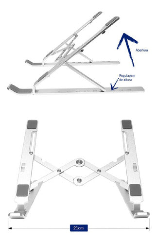 Suporte Dobrável E Portátil Slim Para Notebook E Macbook S50