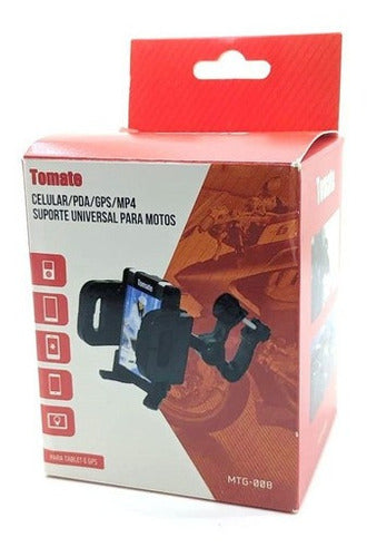 Suporte Guidão Tomate Universal Para Moto Celular Gps Mp4