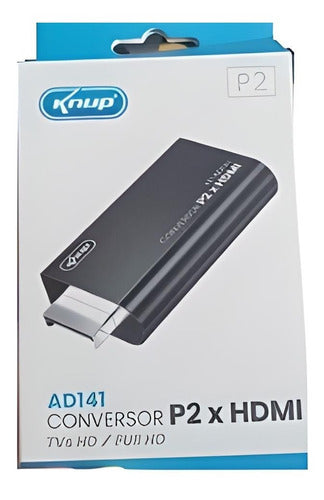 Adaptador Conversor P2 X Hdmi Kp-ad141 Ps2 Hd Knup