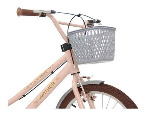 Bicicleta Infantil Nathor Antonella Teen Rosa Aro 20