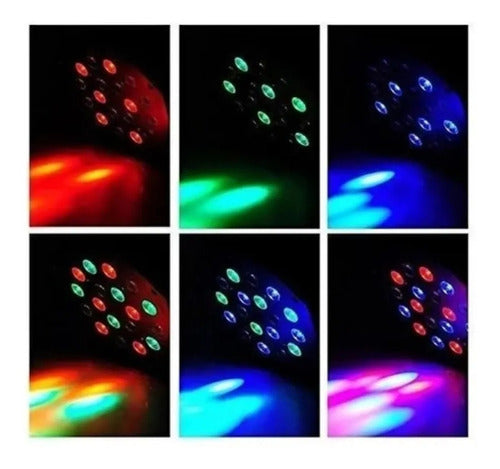 Luz Led Strobo Rgb Festa Balada Profissional Luatek Lk-183