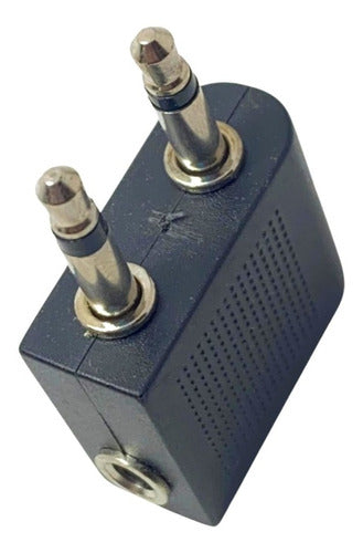 Adaptador De Áudio Original P2 Fêmea Para Dois P2 Macho