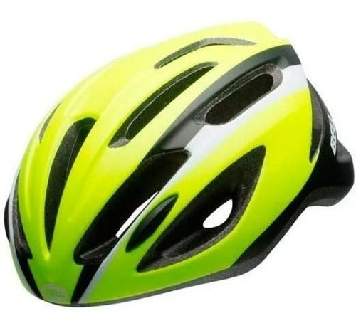 Capacete Bell Crest-r De Ciclismo Amarelo E Preto Ventilado