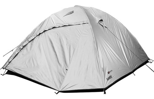 Barraca de Camping Iglu Com Sobreteto Acampamento Onix 6 Pessoas