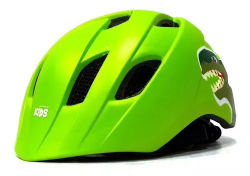 Capacete Absolute Kids Roll Verde Dino