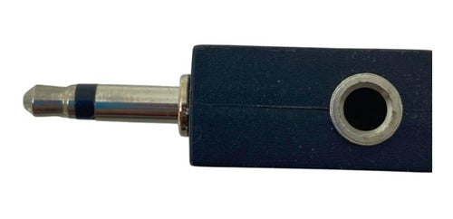 Adaptador De Áudio Original P2 Fêmea Para Dois P2 Macho