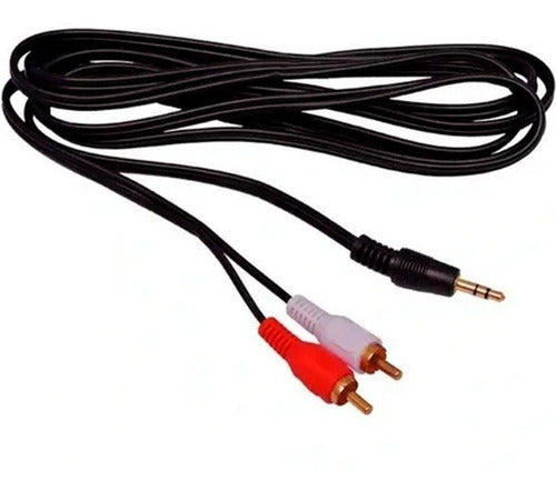 Cabo Auxiliar P2 M X 2rca Macho Audio Som Estereo Le-1008-5m