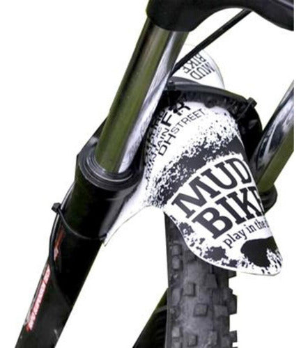 Paralama Para Bike Mudbike Dianteira Plastico Cores Diversas