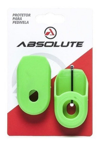 Protetor De Pedivela Absolute Em Silicone Road E Mtb Verde