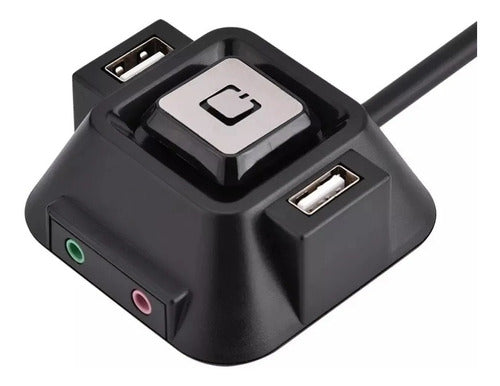 Interruptor De Alimentação Multifunção Usb 2.0 Knup Kp-t85