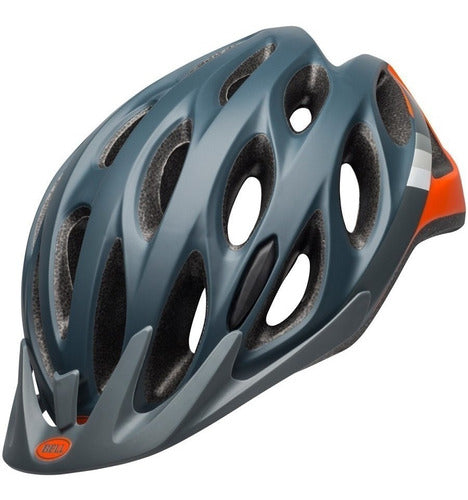 Capacete Ciclismo Bell Traverse Cinza/Laranja Tamanho U