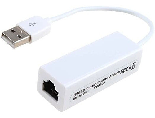 Cabo Adaptador De Rede Usb 2.0 Para Lan Rj45 10/100 Exbom