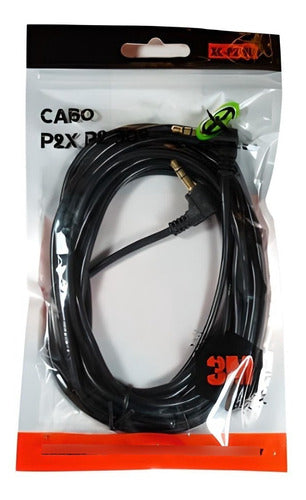 Cabo P2 X P2 90º 3 Metros X-cell Xc-p2-9b