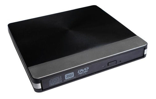 Gravador Externo De Cd E Dvd Tipo-c Usb 3.0 Externo Kp-le303