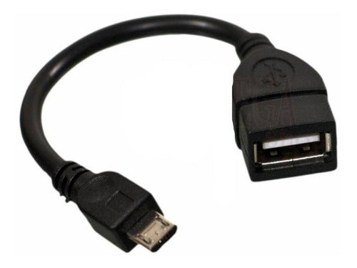 Cabo Adaptador Usb Femea V8 Macho Otg Usb X V8 Mb81055