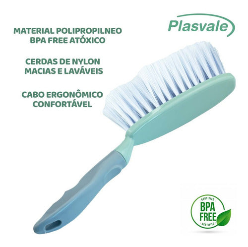 Espanador Remover Poeira De Nylon Limpe + Plasvale