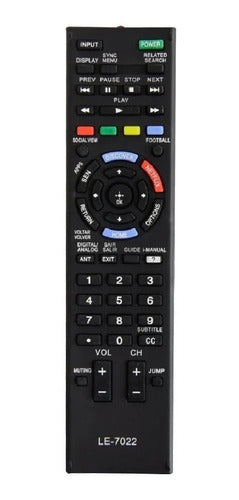 Controle Remoto Tv Sony Bravia Led Botão Netflix Le-7022