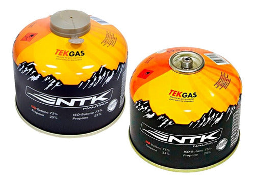 Refil Cartucho De Gás Tekgas 230gr 2 Unidades Nautika Ntk