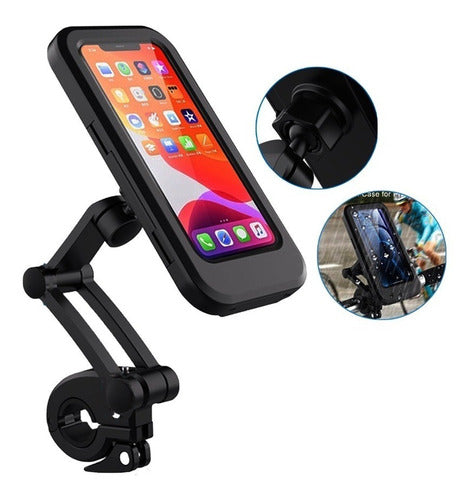 Suporte De Celular Magnético Articulado Para Moto E Bike