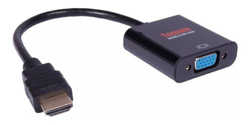 Cabo Conversor Hdmi Para Vga Femea Pc Ps4 Projetor Notebook