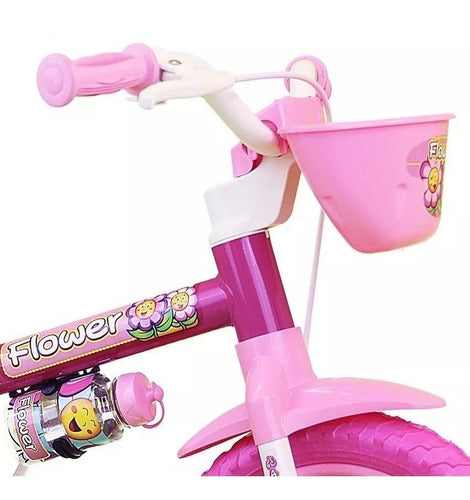 Bicicleta Infantil Nathor Aro 12 Flower