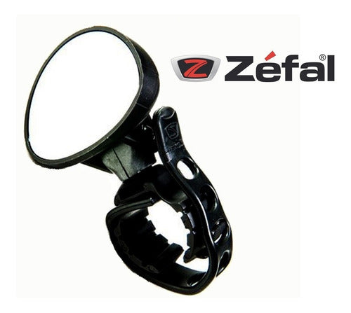 Espelho Retrovisor Bicicleta Spy Abs Convexo Com Abraç Zéfal