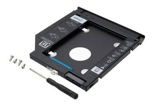 Adaptador Caddy Hd Ssd Sata Case Gaveta Dvd Notebook Kphd022