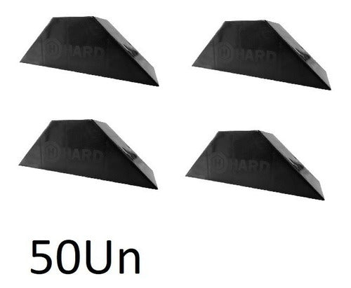 Calço Para Telha Trapezoidal 40mm Preto 50 Unidades Hard