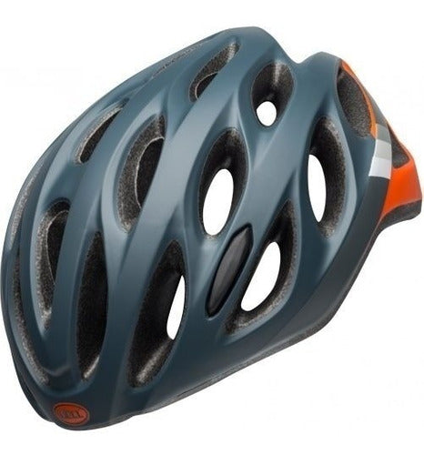 Capacete Ciclismo Bell Draft Cinza/Laranja(54-61cm) U