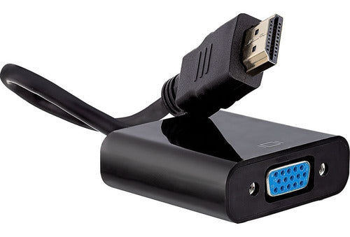 Cabo Adaptador E  Conversor Hdmi Para Vga + Áudio Itblue