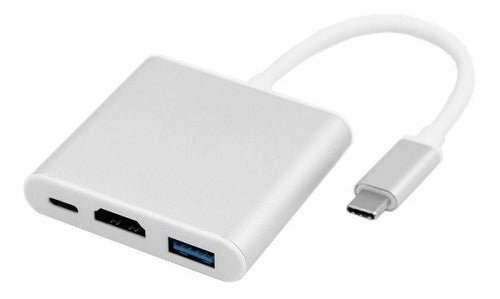 Adaptador Usb 3.1 Tipo C Thunderbolt 3.0 X Hdmi Usb 3 Tipo C