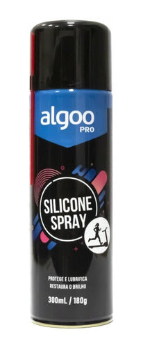 Óleo Lubrificante Bicicleta Silicone Spray 300ml Algoo Pro