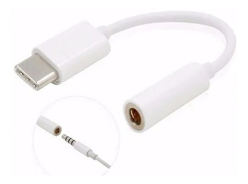 Cabo Adaptador Tipo C Para Fone Ouvido P2  3.5mm Fancy