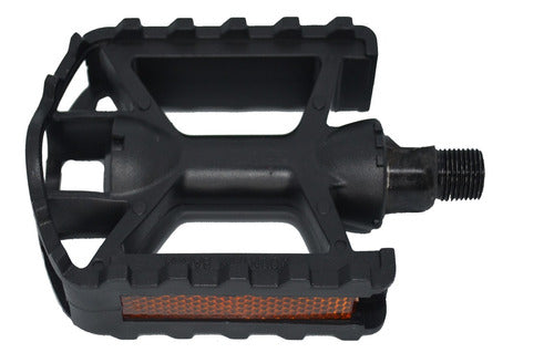 Pedal 1/2 Mtb Nylon Preto Com Esfera