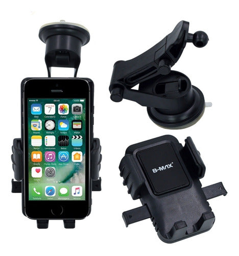 Suporte Celular Veicular Trava Automática Vidro Painel Carro