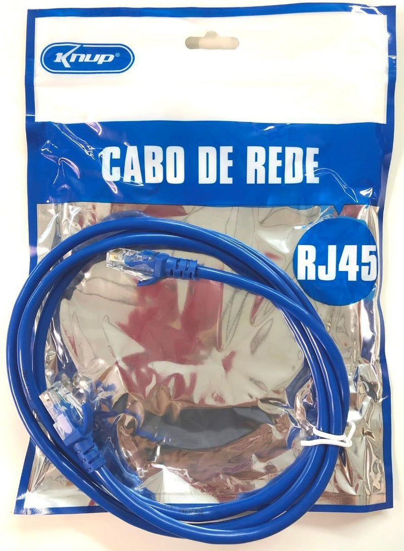 Cabo De Rede 1,5 Metro De Comprimento Rj45 Knup