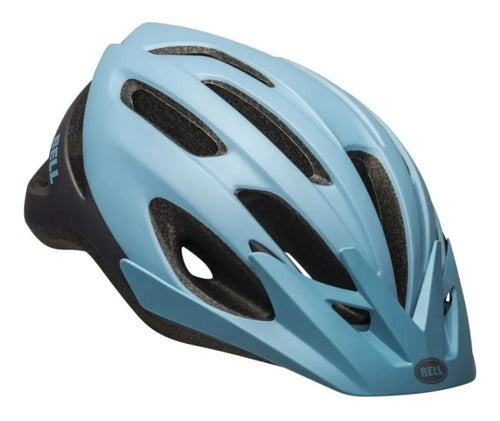 Capacete Bell Crest-r Azul Com Cinza U 54-61cm