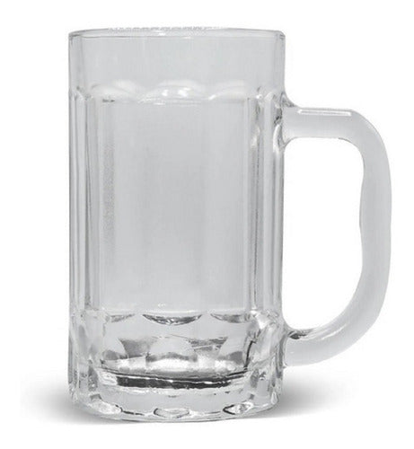 Caneca De Cerveja 350ml Vidro Plasvale