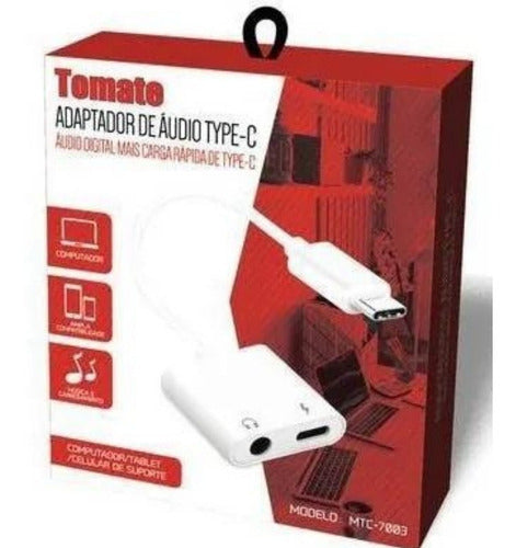 Adaptador De Áudio Type-c A 3.5 Mm De Áudio Entrega Imediata