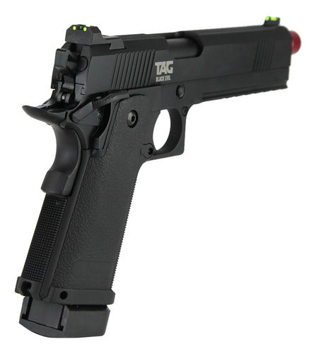 Pistola De Airsoft Tag Black Evil Hi Capa 5.1 Semiautomático