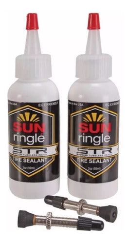 Liquido Selante Pneu Tubeless Sun Ringle Str 118ml + Válvula