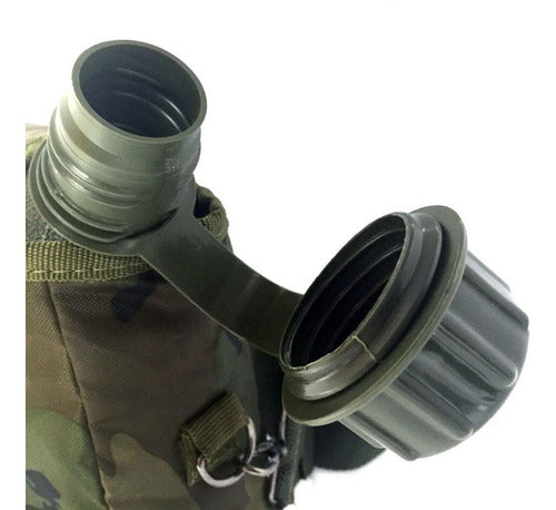 Cantil Para Água 1.8litros Pvc Camuflado Militar Ntk Ark