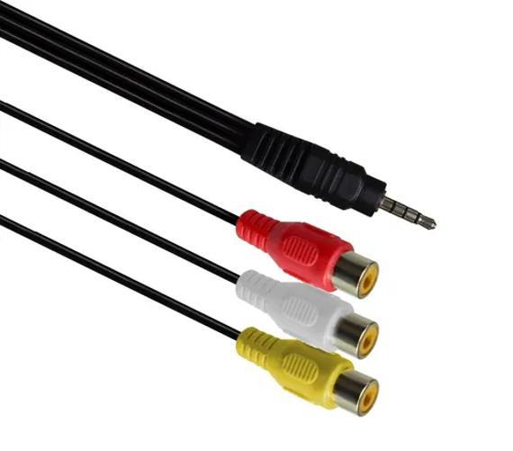 Cabo Adaptador P3 P/ 3rca Femea C/ 18cm Mb71165