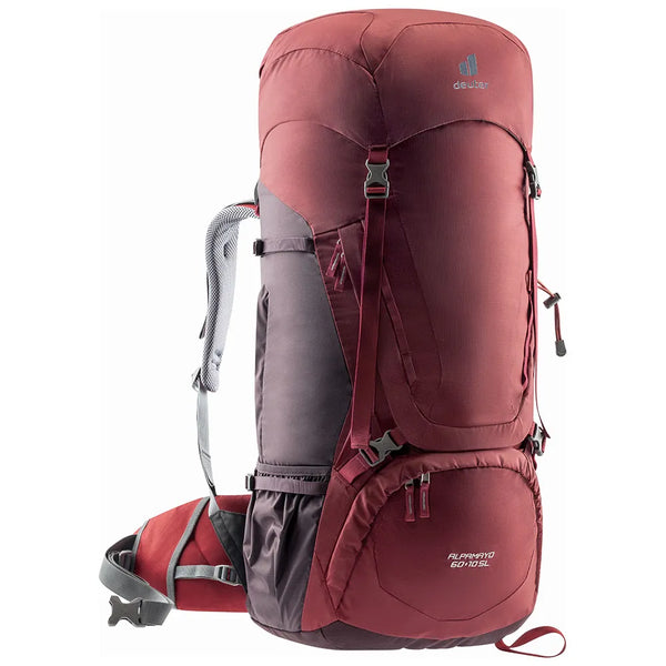 Mochila cargueira para trekking Alpamayo SL Deuter 60+10 litros Vermelho