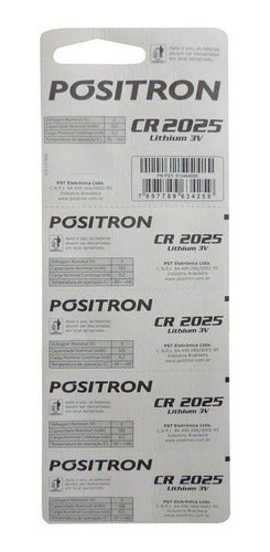 Bateria Cr2025 P/Radio Blister C/5 - Positron