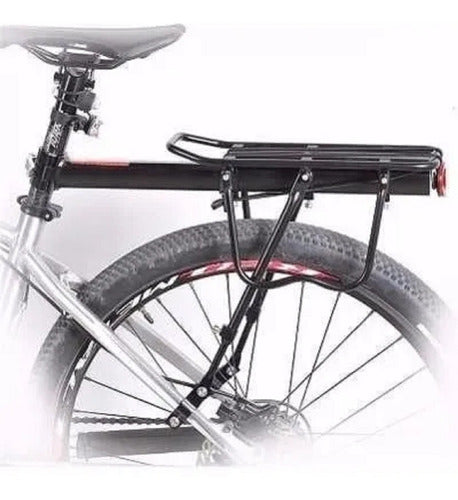 Bagageiro Garupa Bike Traseiro Aluminio Alforge Disco Canote